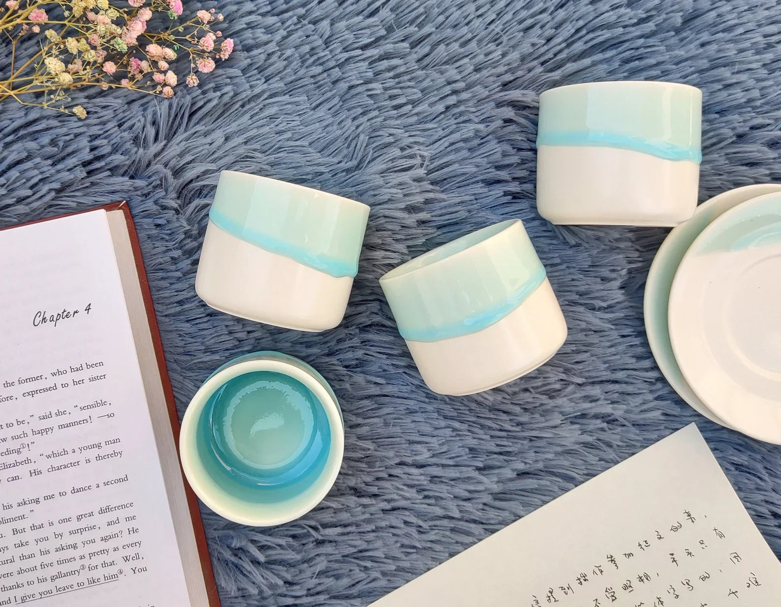 Ceramic Espresso Cup Set: Nordic Minimalist Decor, Wedding Favor