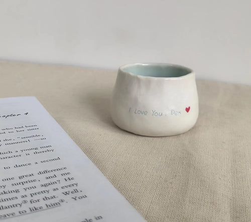 Ceramic Espresso Cup Set: Handmade Espresso Lover Gift